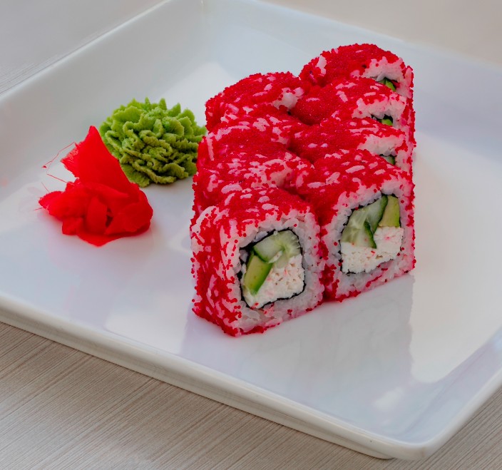 Ролы “Калифорния” с лососем