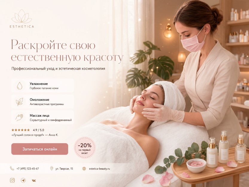 Салон красоты в Избербаше. Маникюр, стрижки, косметология